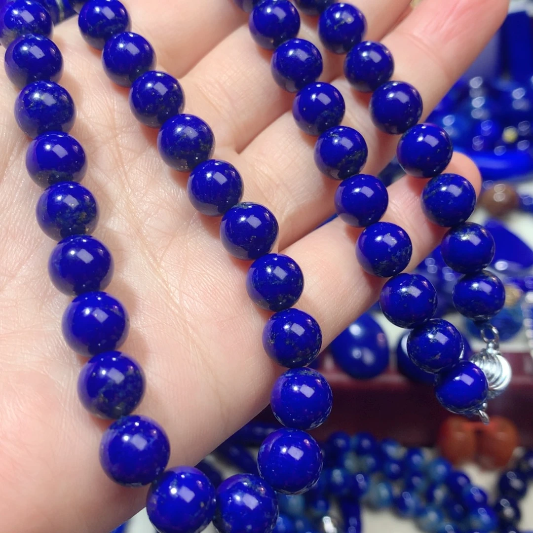 青金石未镶嵌8.7m项链