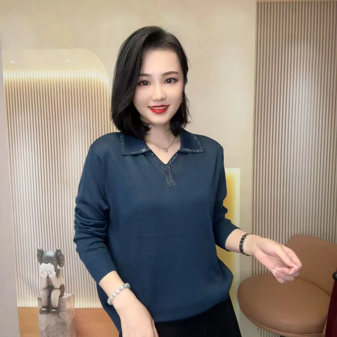 3601鹿鹿子严选秋冬广场舞服装新款长袖上衣洋气时尚美衫穿搭