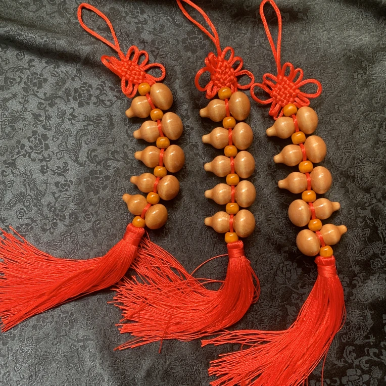 老料桃木五葫芦寓意五福临门福禄