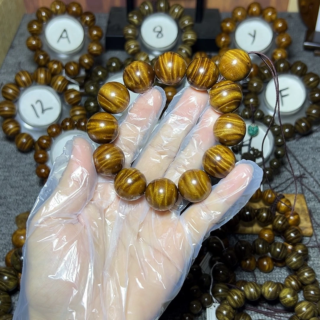 阴沉木手串/手链枯木2.0闪电