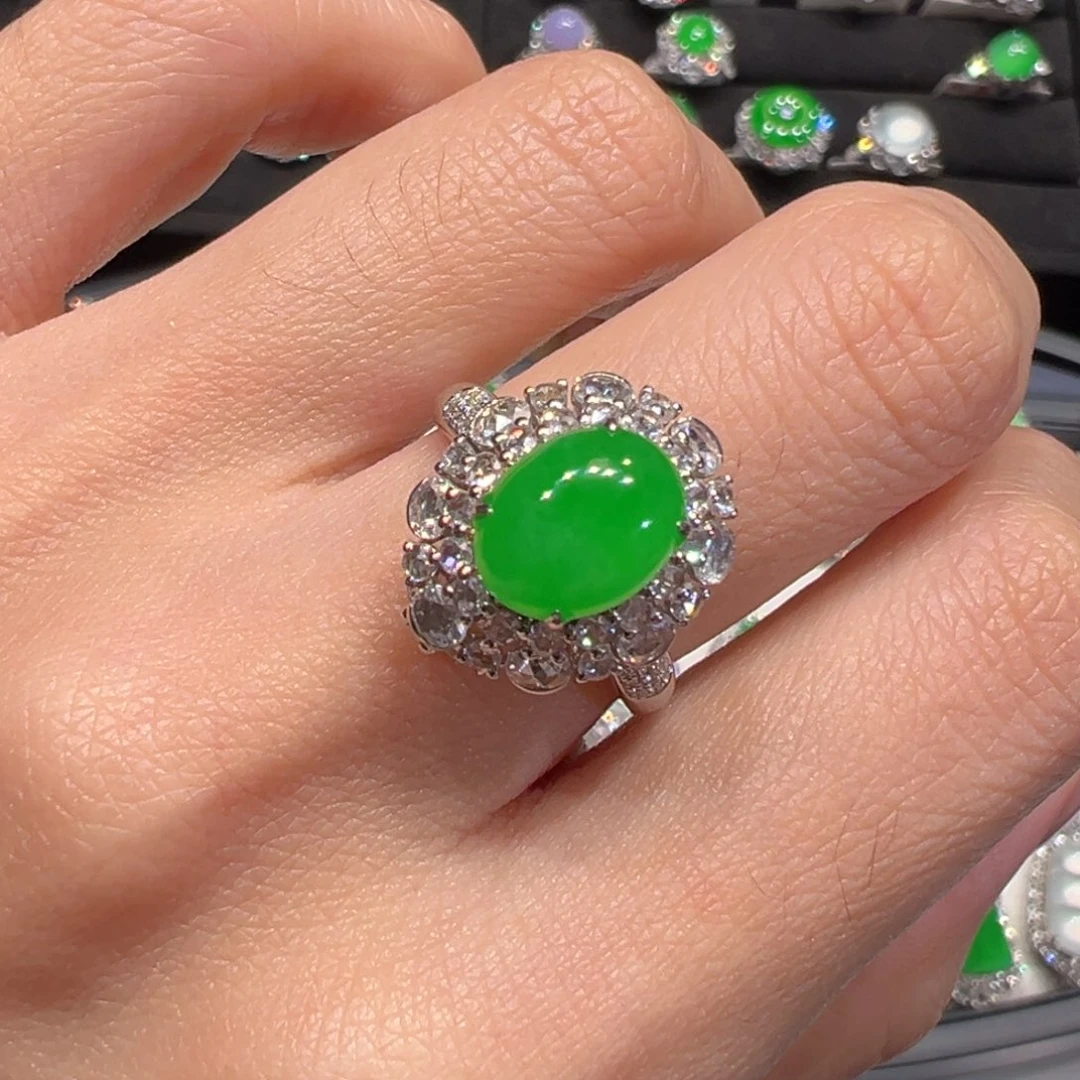 翡翠未镶嵌戒指收到货48小时鉴赏期