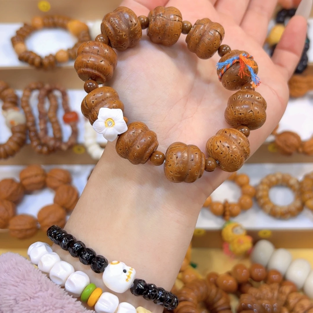 手串星月菩提桃核葫芦