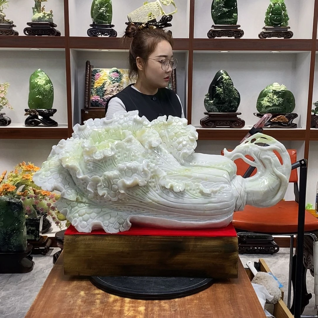 曹***丽玉山水摆件 玄关摆件