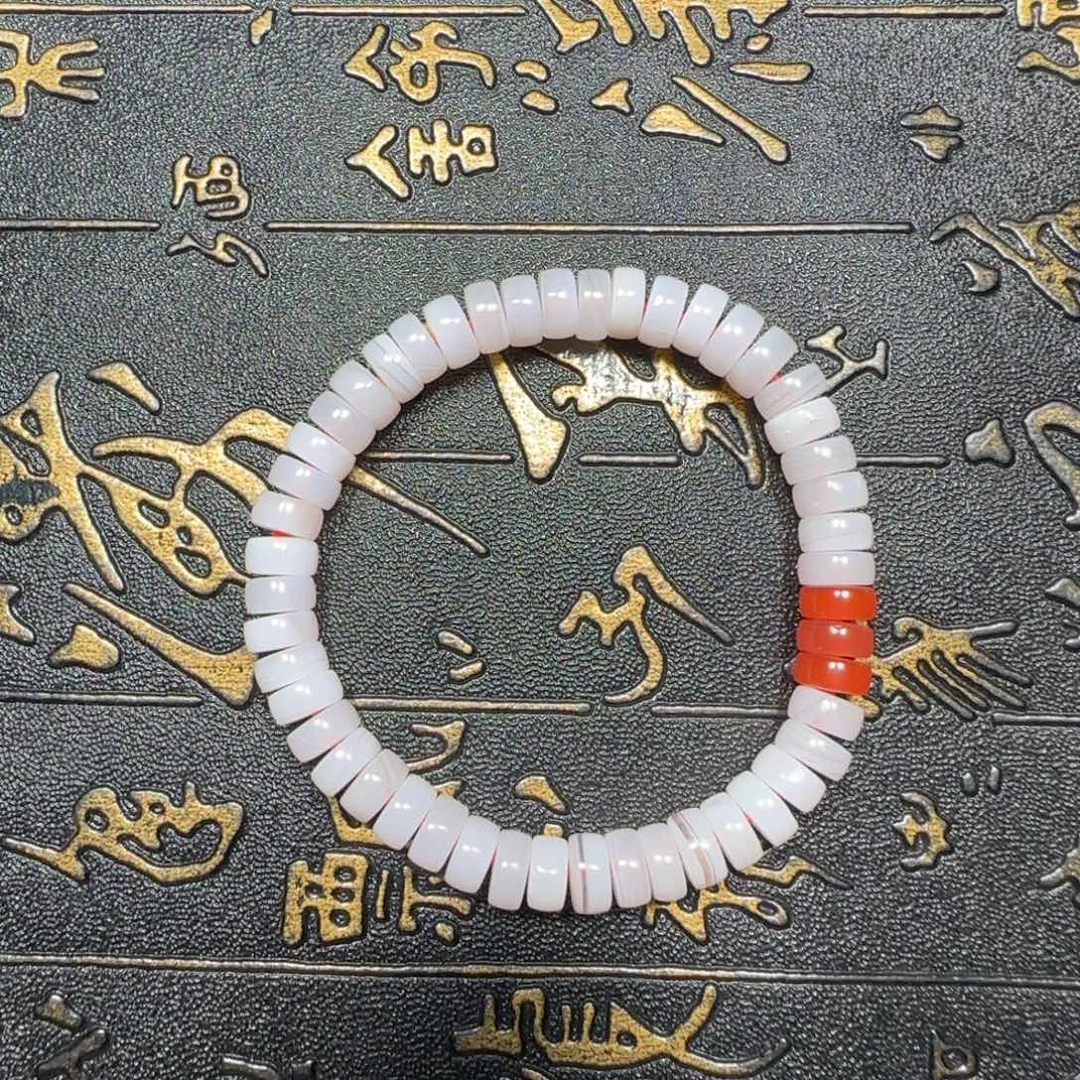 玛瑙/玉髓未镶嵌瓷白药片7.5➕