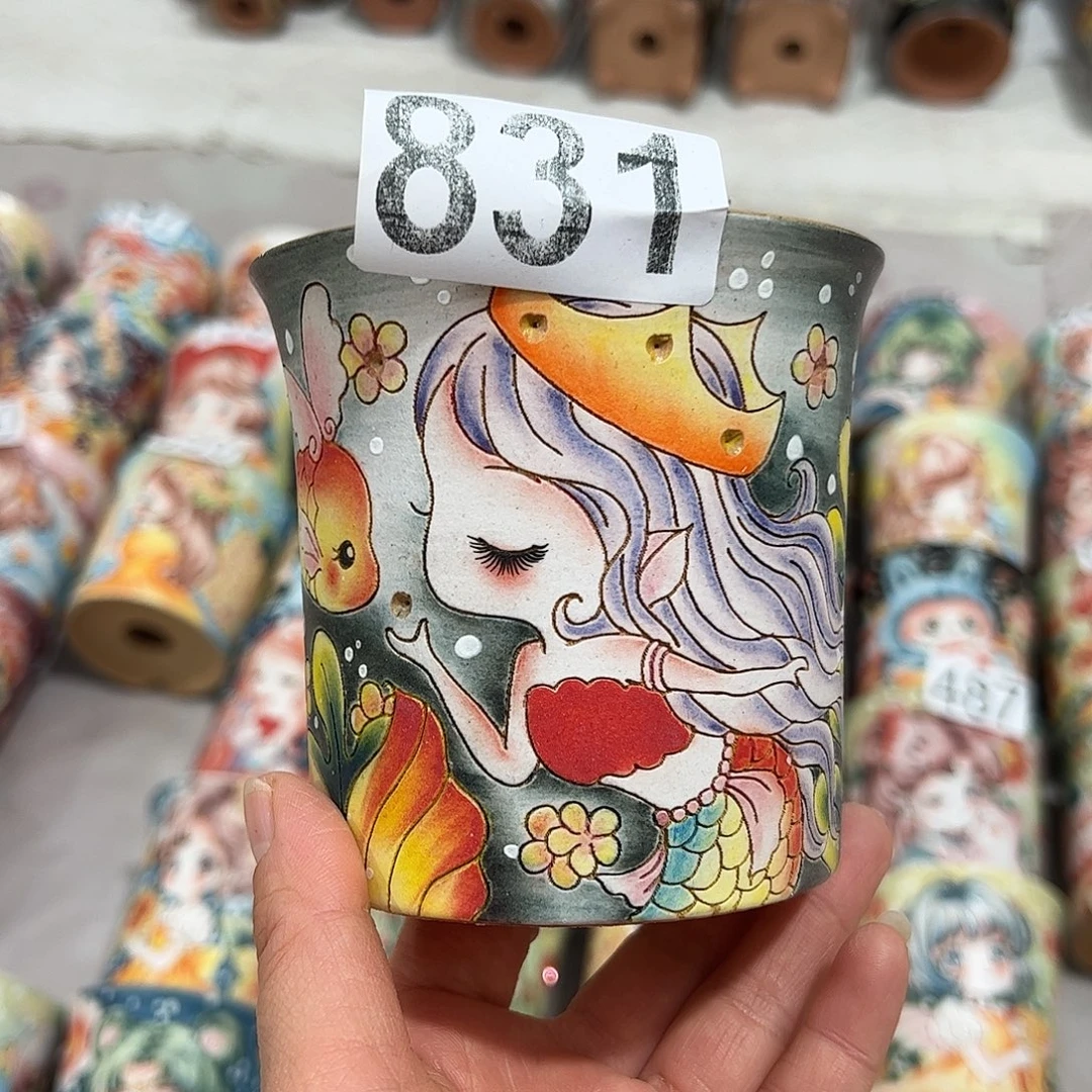 景德镇炫彩手绘口10