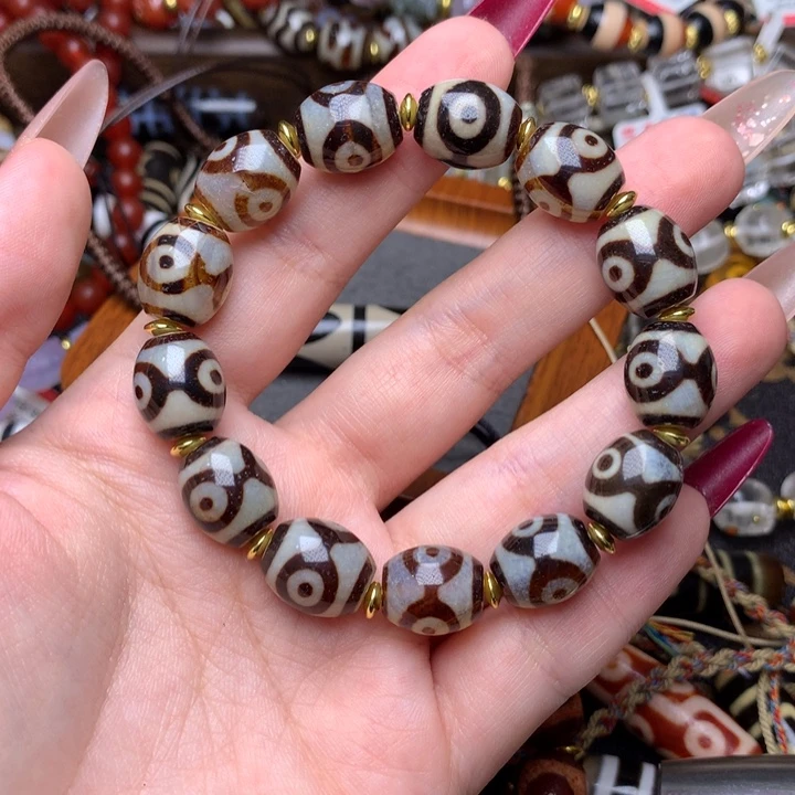 玛瑙/玉髓未镶嵌发一个