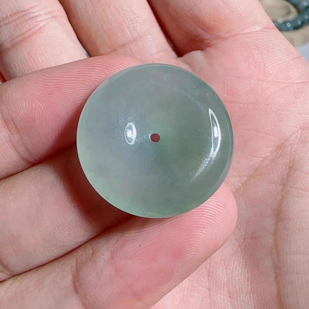 翡翠未镶嵌吊坠(不含链)平安扣