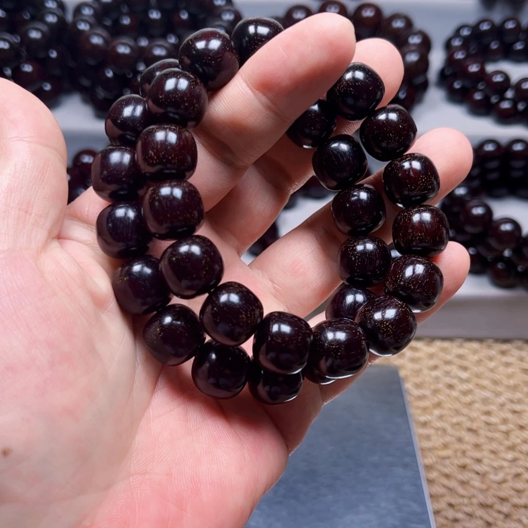 檀香紫檀（小叶紫檀）晴*爆13-14两圈