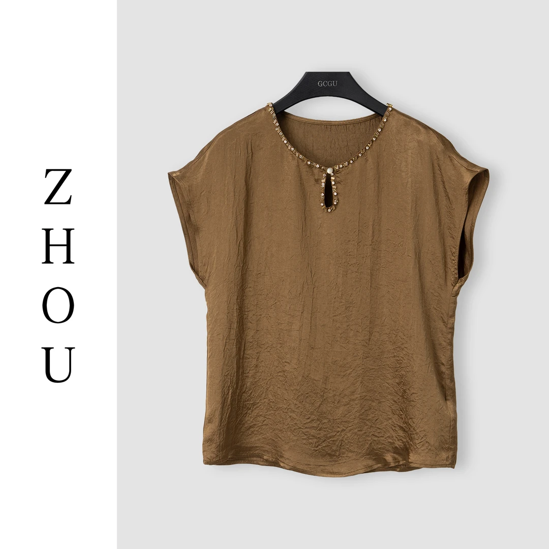 （周哥甄选）金色上衣-23354