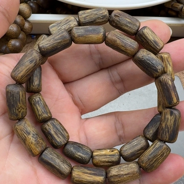 江****手串沉香张勺子手串14克加