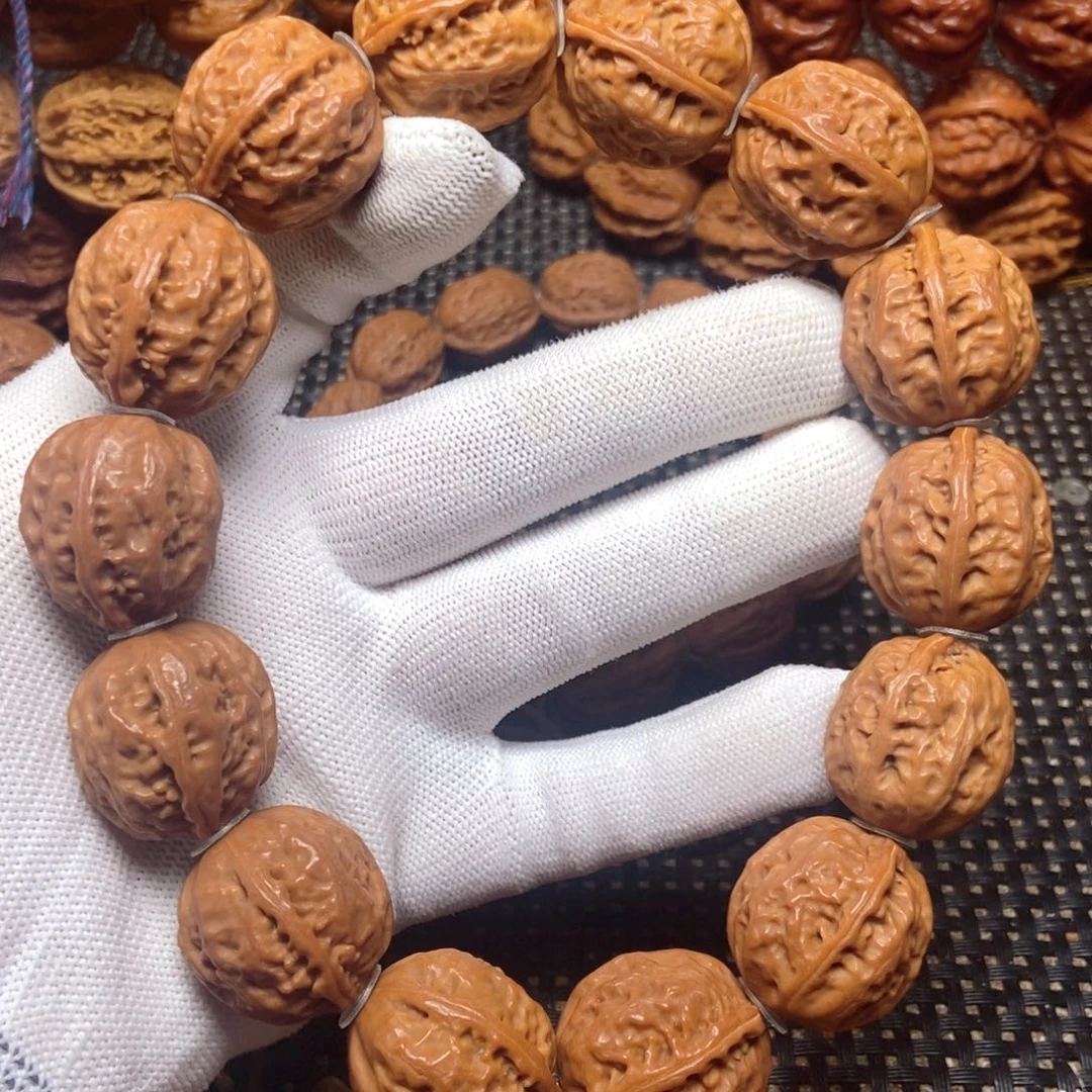 手串文玩核桃粗筋八棱