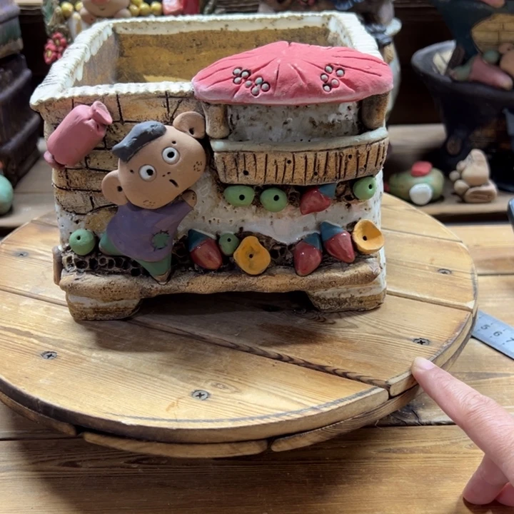 嘻哈多肉花盆百搭