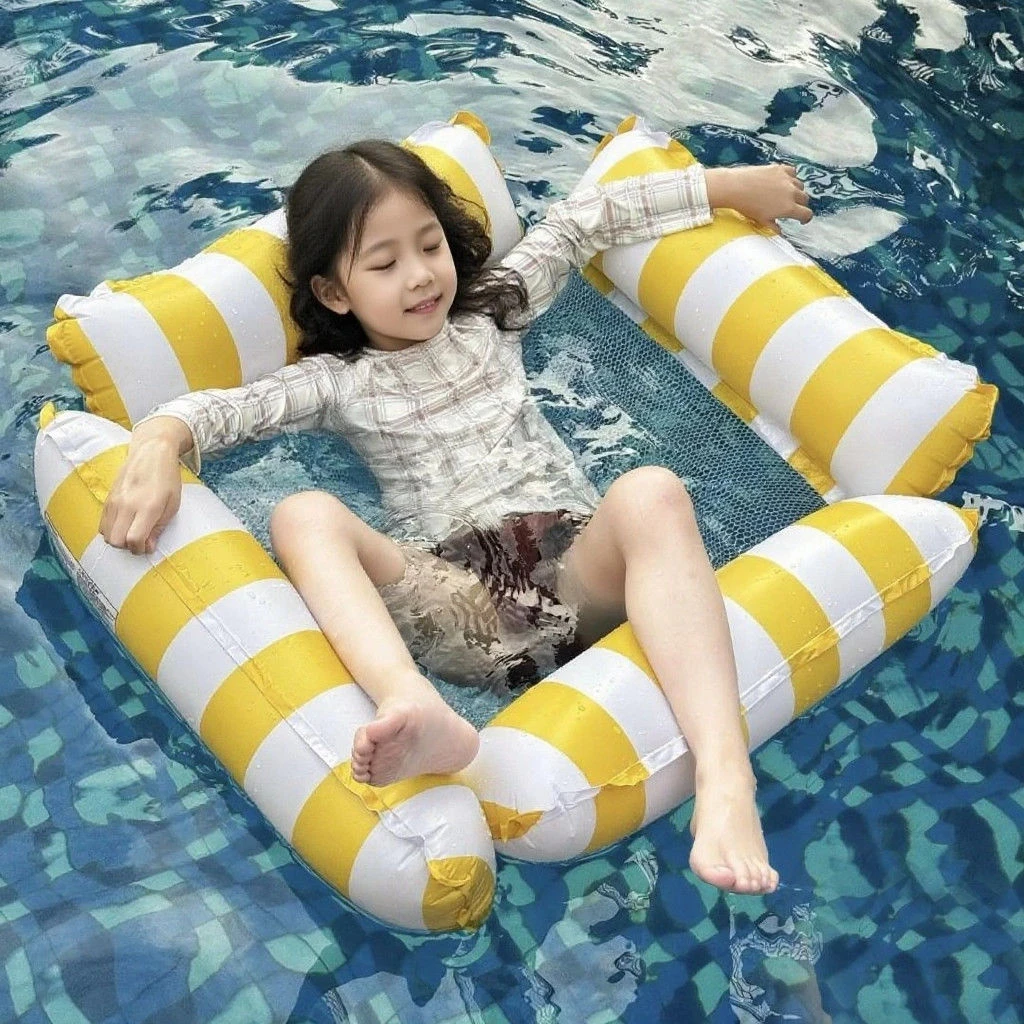 游泳圈浮床儿童充气浮排躺椅水上漂浮神器宝宝坐圈海边3玩水装备6