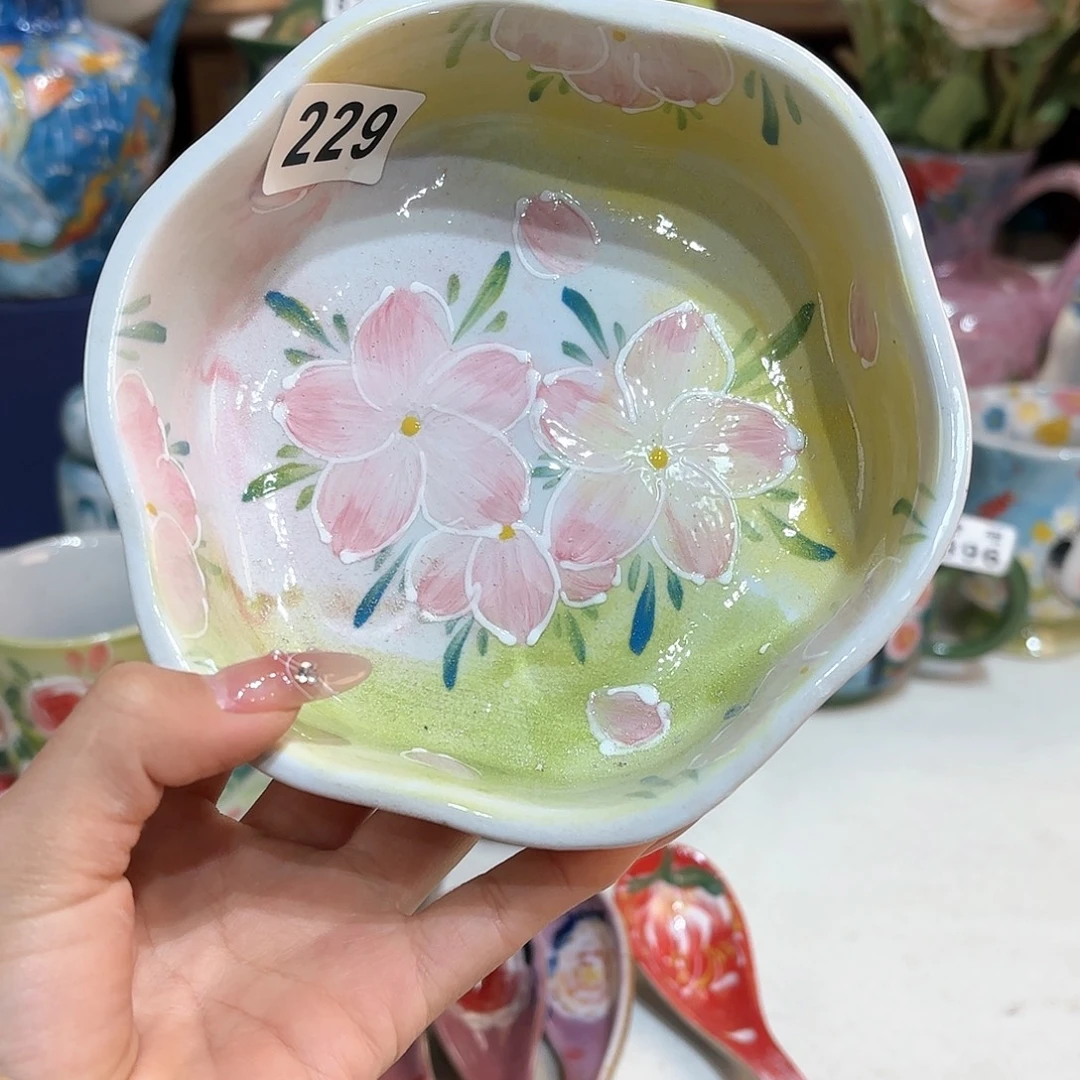 景德镇手绘高温釉下彩陶瓷茶具