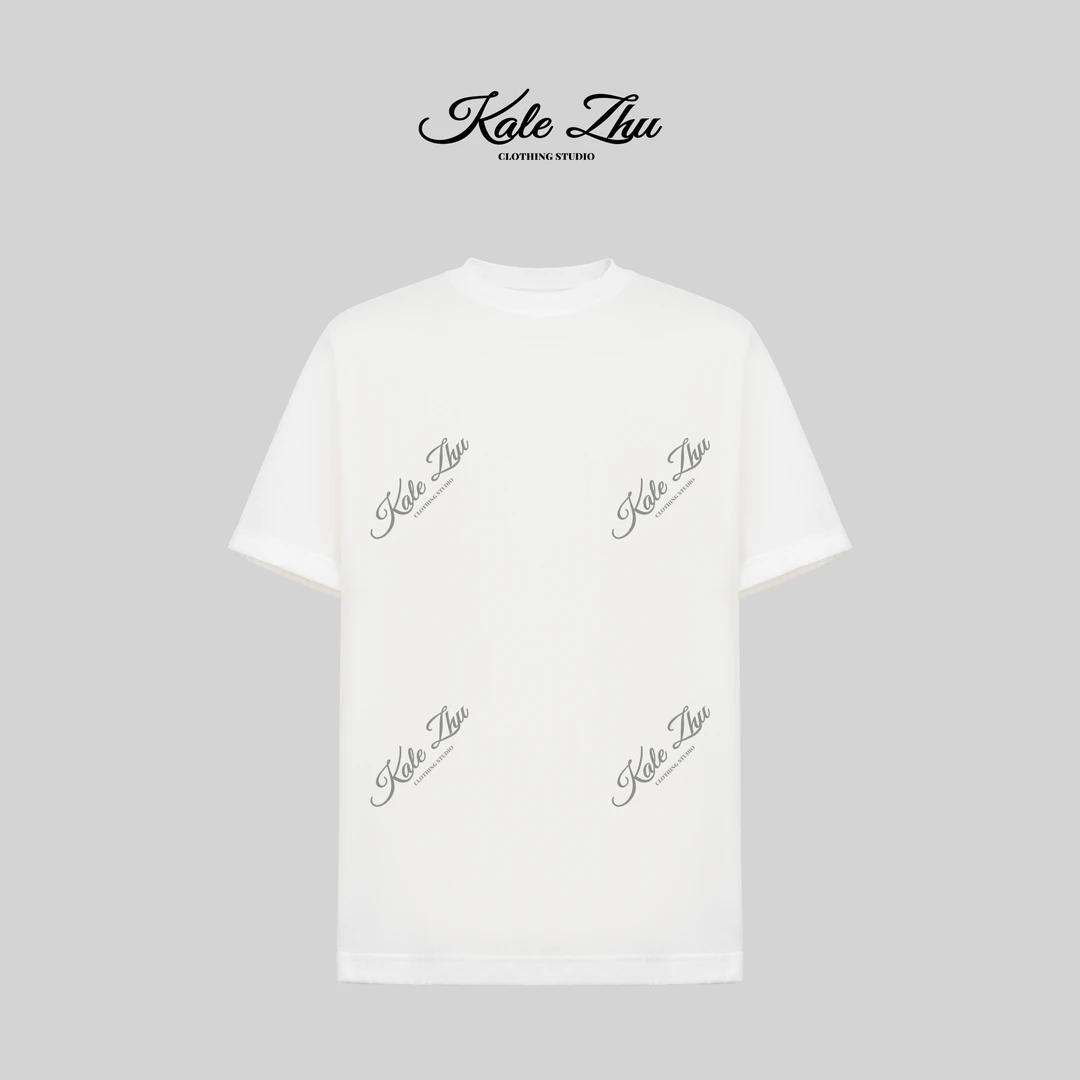 【KALE ZHU】”破碎感“破洞圆领短袖T恤  KZZA1T435