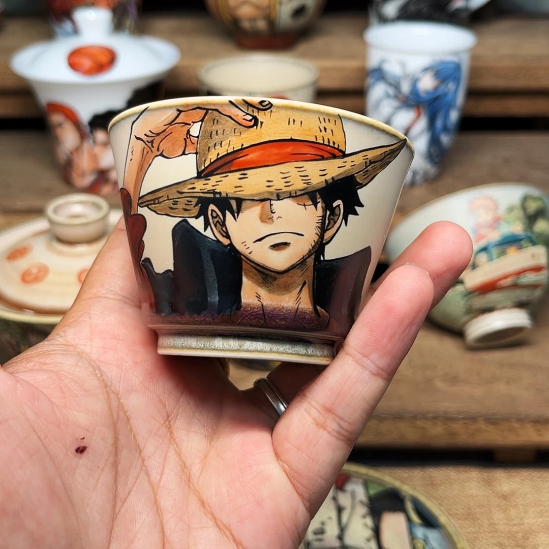 杯景德镇陶瓷手绘主人杯