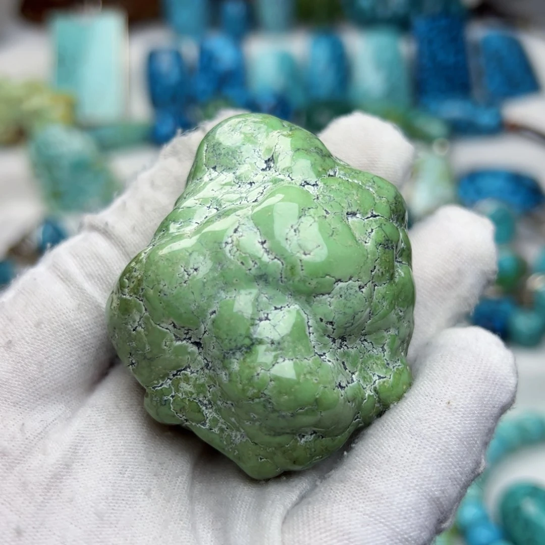 绿松石珠宝奇石未镶嵌