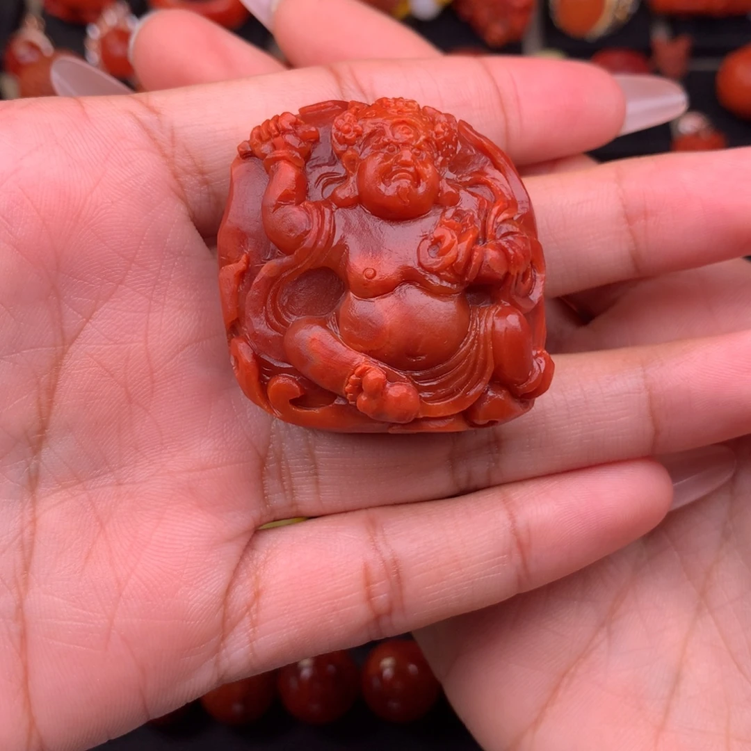 南红玛瑙未镶嵌大黑天