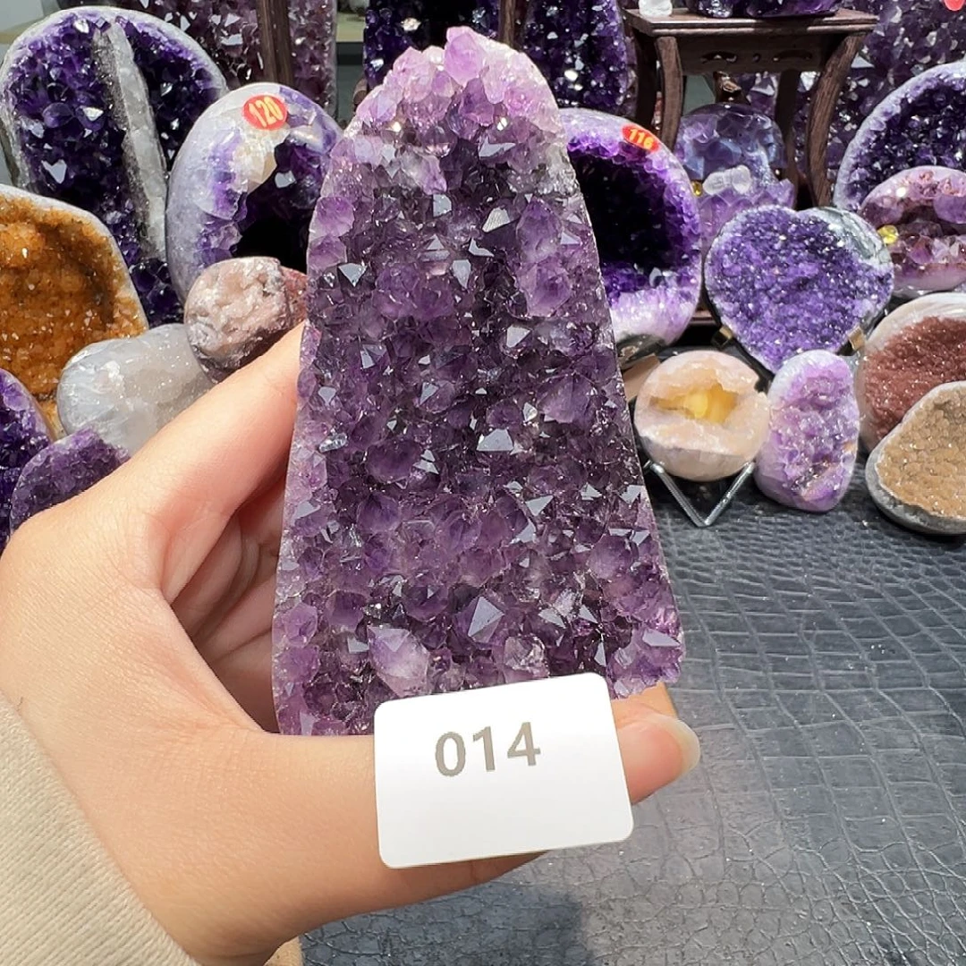 紫晶珠宝半成品未镶嵌