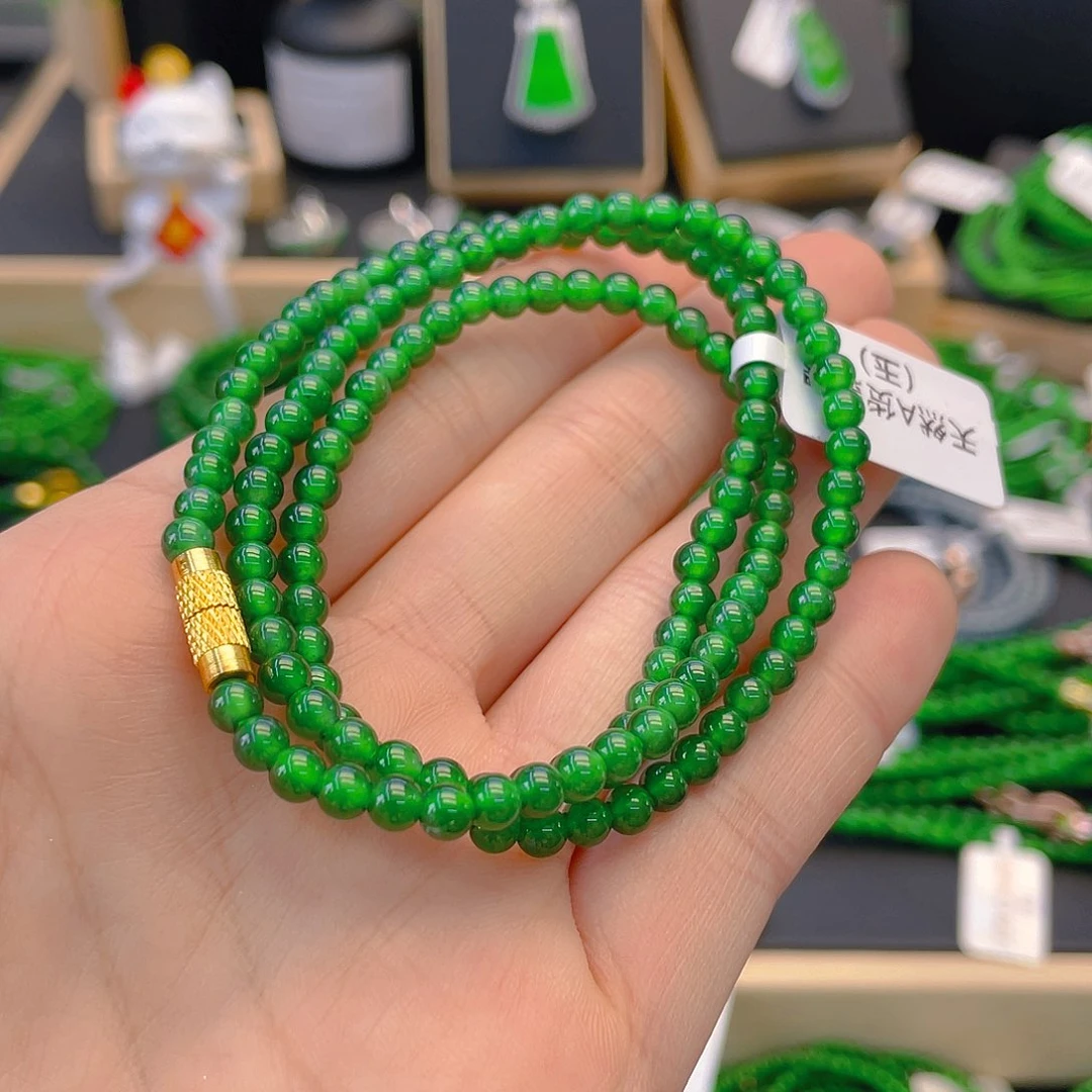 翡翠手链未镶嵌项链卡4