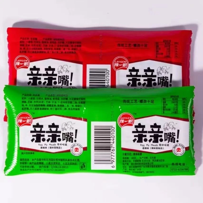 【经典辣味】亲亲嘴糯辣条亲嘴烧网红休闲解馋小零食怀旧零食商超同