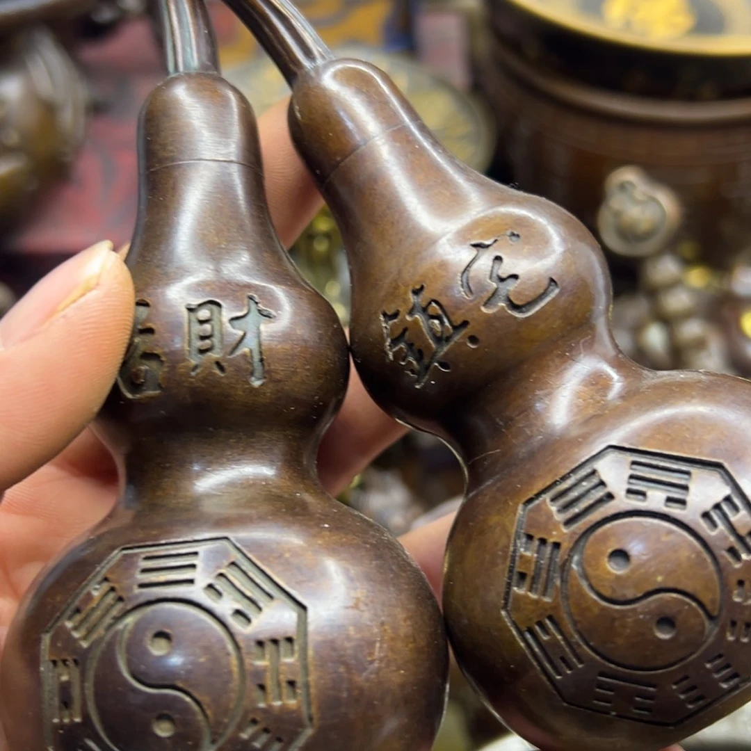 铜摆件欢迎欢迎你