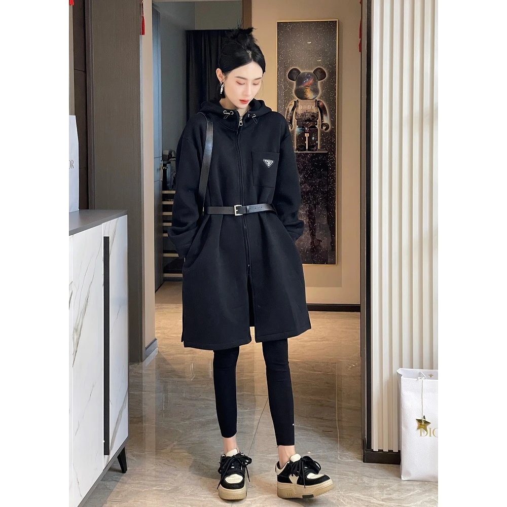 年终大促 带帽中长款卫衣外套J8889083