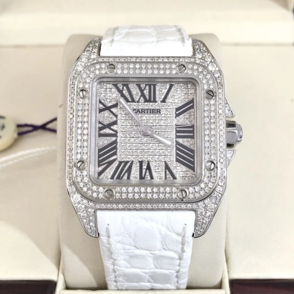 95新 Cartier/卡地亚 自动机械/35.5/S99241216024/250110WY0003