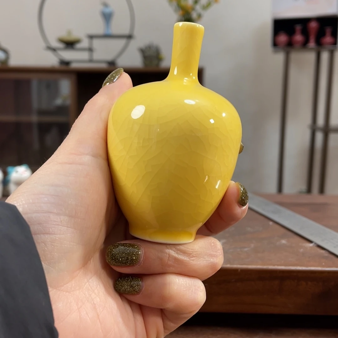 瓷片陶瓷艺术小花瓶