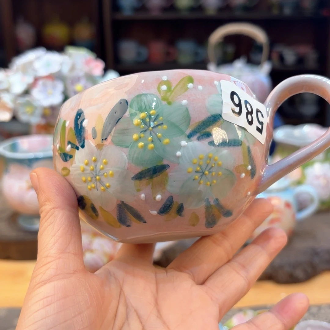 景德镇手绘高温釉下彩陶瓷茶具