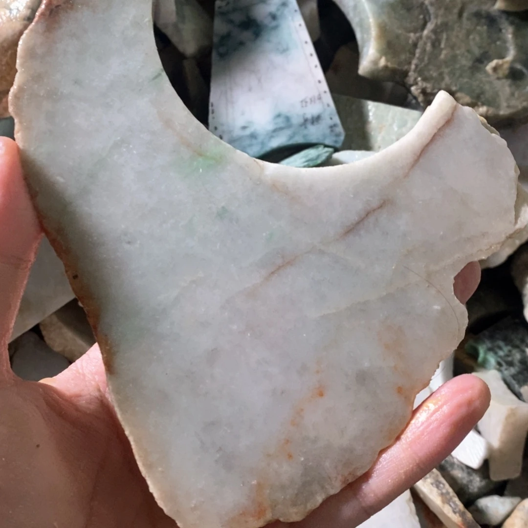 颈饰未镶嵌翡翠天然翡翠