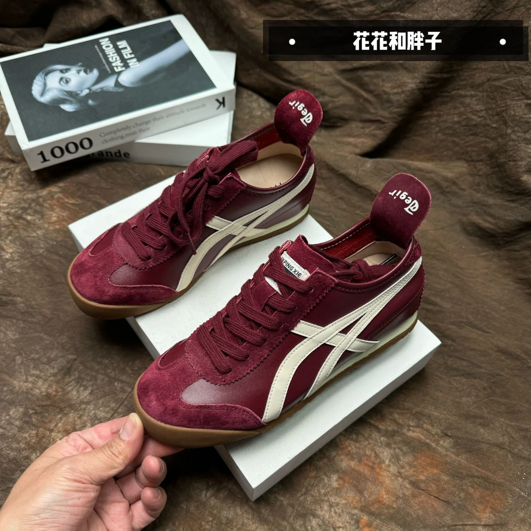 【NMD】时尚百搭复古低帮单鞋9672红色