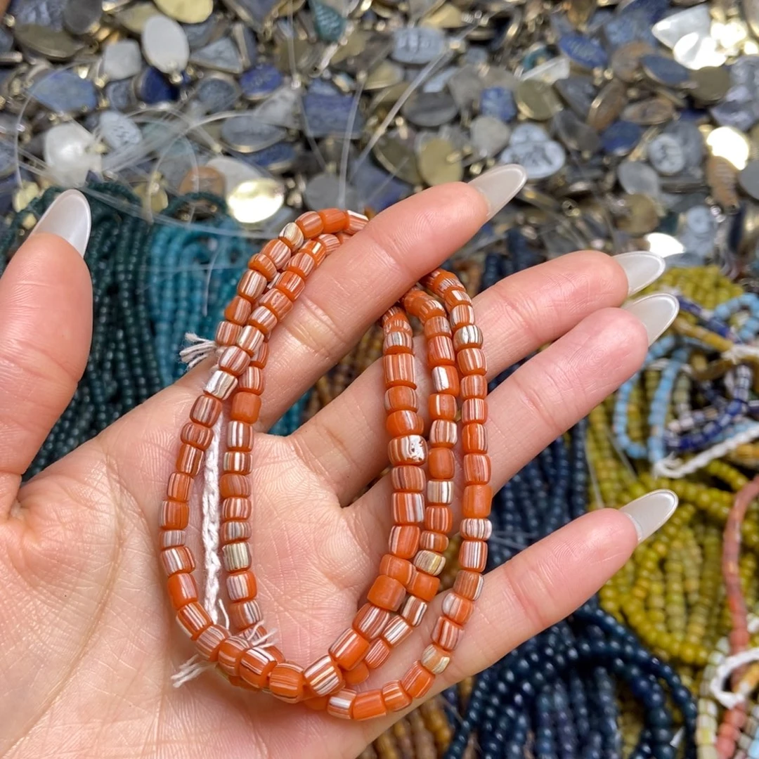 玻璃颈饰楼兰米珠