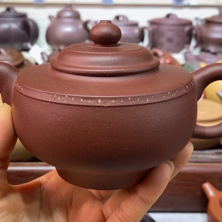 紫砂茶壶微瑕处理一把