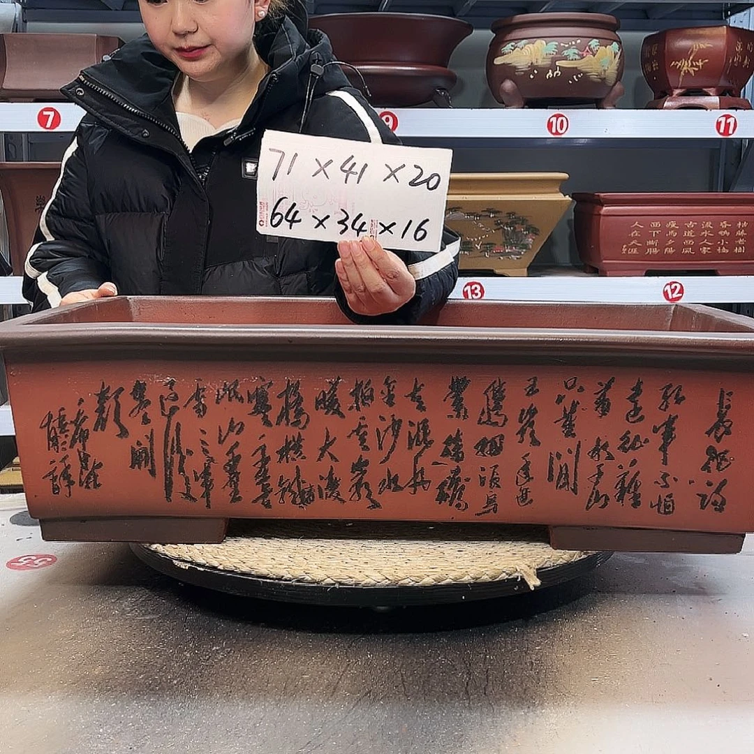 紫砂花盆紫砂花盆