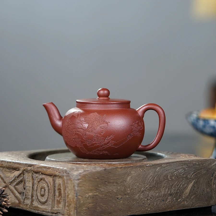 遇壶堂遇壶堂敦煌平盖莲子200cc红皮龙