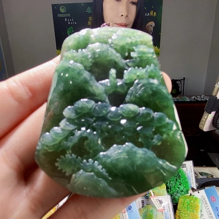 颈饰未镶嵌翡翠翡翠