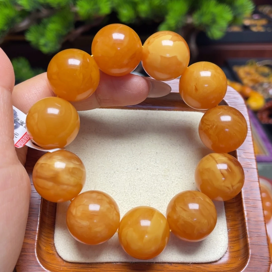 蜜蜡手链未镶嵌手串