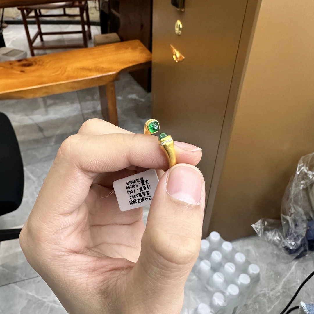 足金 999 唐塔戒指