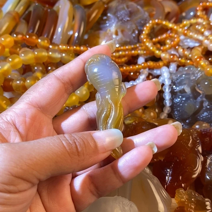 未镶嵌玛瑙吊坠玛瑙/玉髓