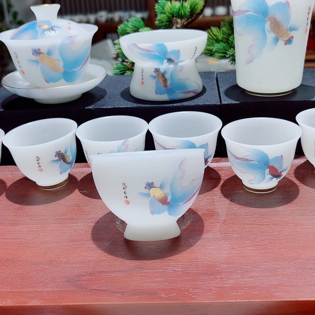 陶瓷素烧璞玉160cc➕6杯套组