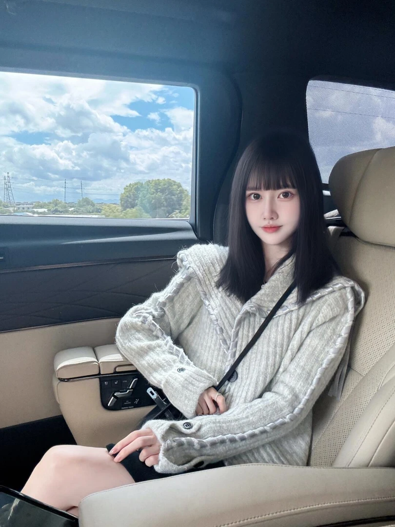 【商场同款】设计感飘带海军领针织衫开衫女2025冬季新款毛衣外套