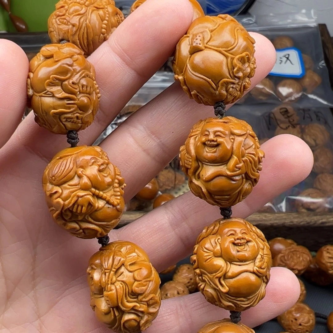 手串/手链橄榄核荷叶童子弥勒