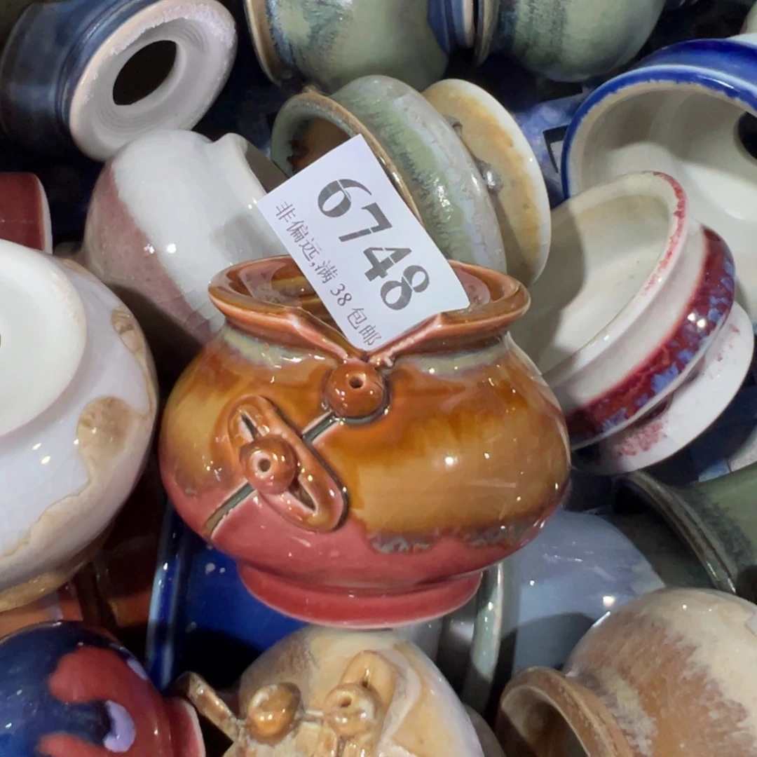 陶瓷景德镇手工花盆