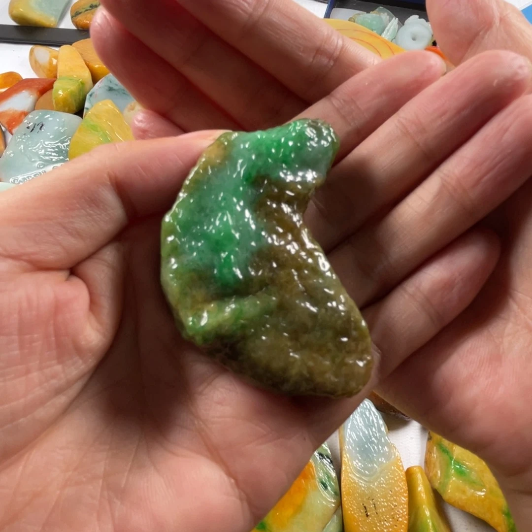 【闪购商品】定制翡翠未镶嵌随**欲翡翠