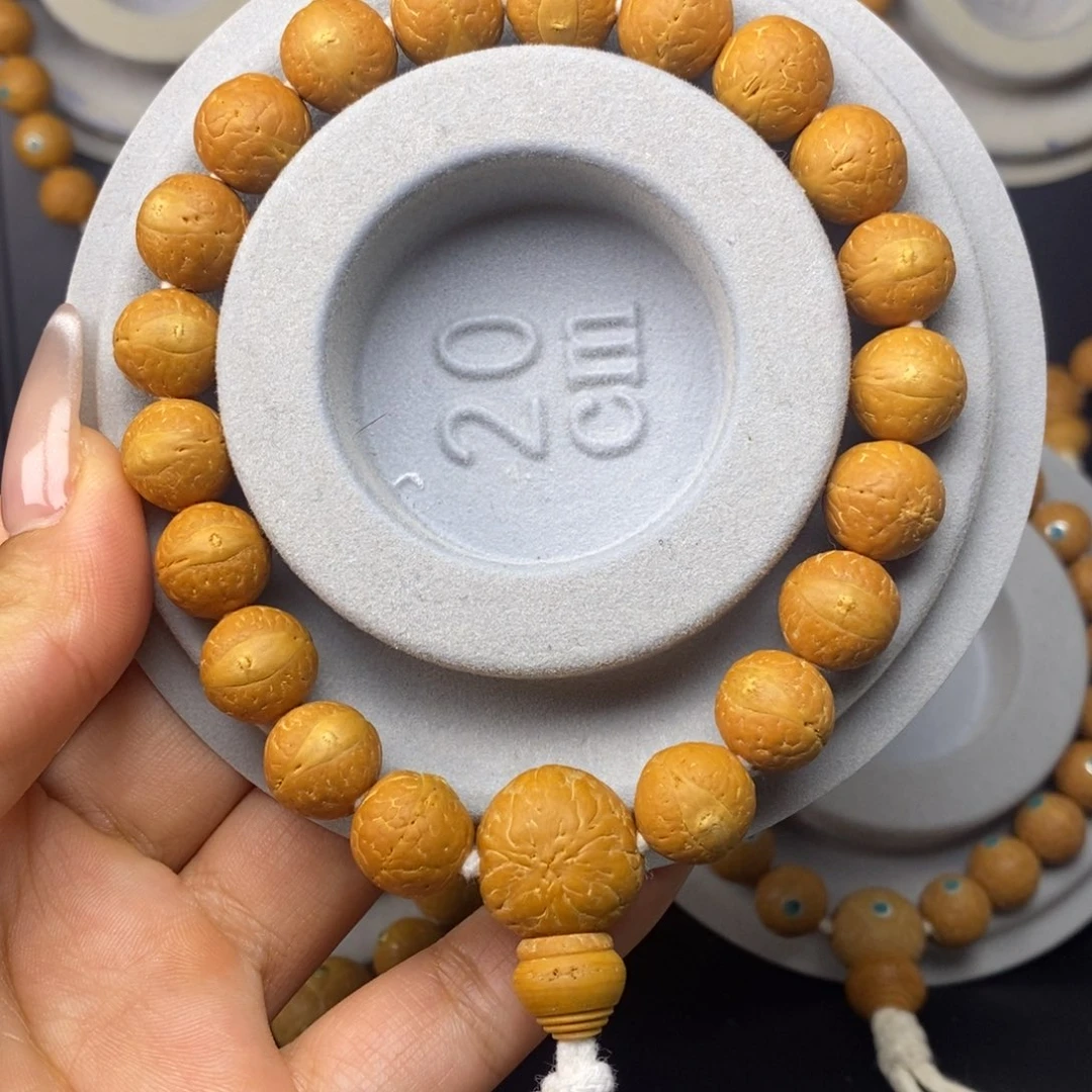 手串凤眼菩提12+凤眼菩提素手串25新籽