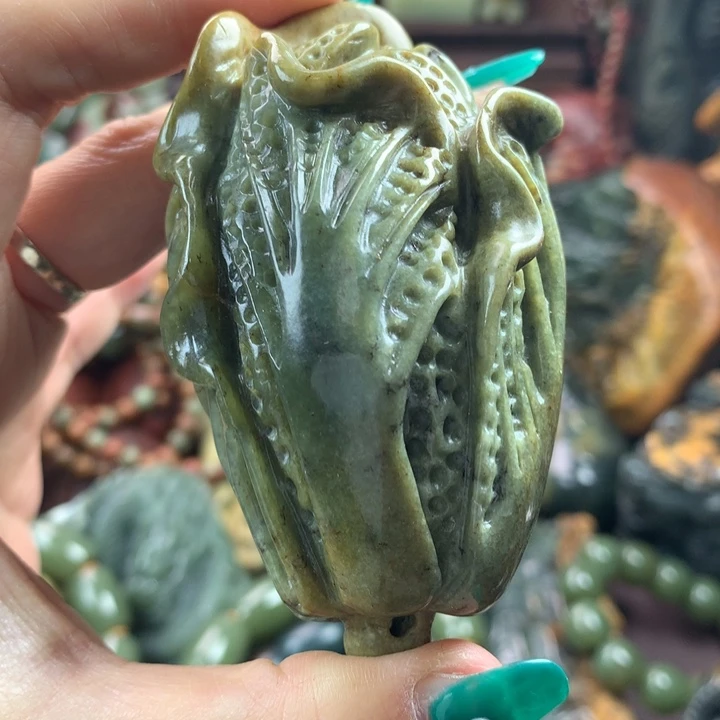 岫岩河磨玉（透闪石质玉）把件未镶嵌