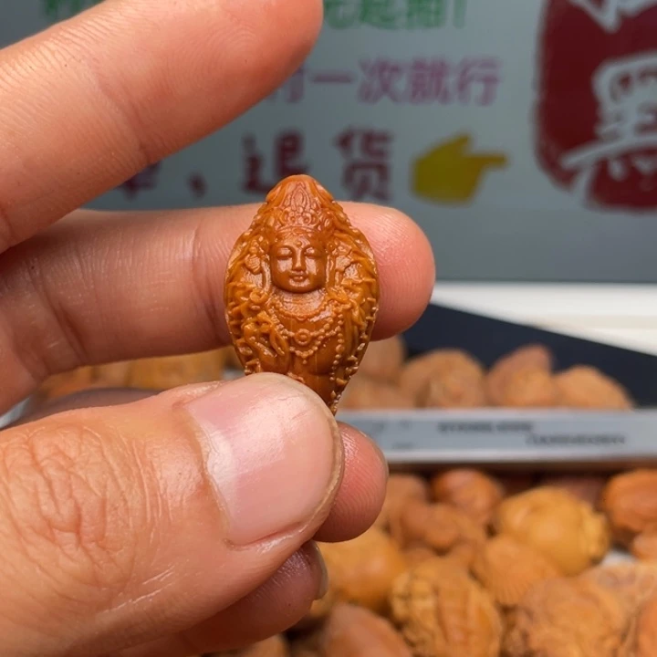 吊坠橄榄核橄榄核雕刻单籽。