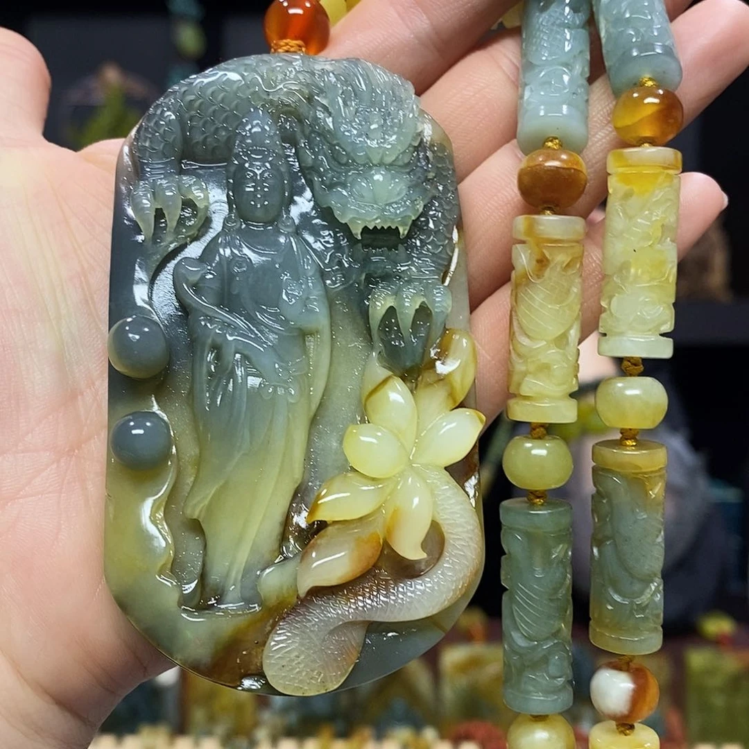 未镶嵌岫玉挂件挂件