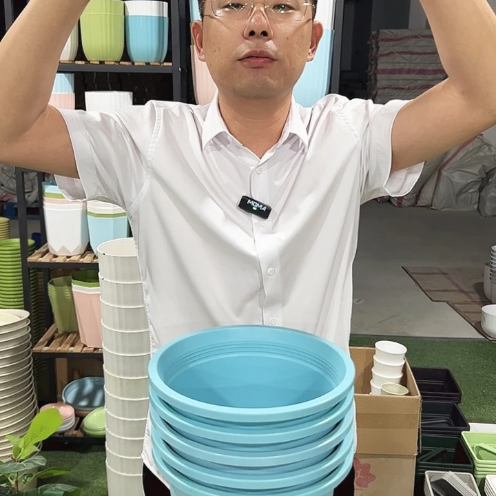 圆形控根口21高21蓝色无托5只